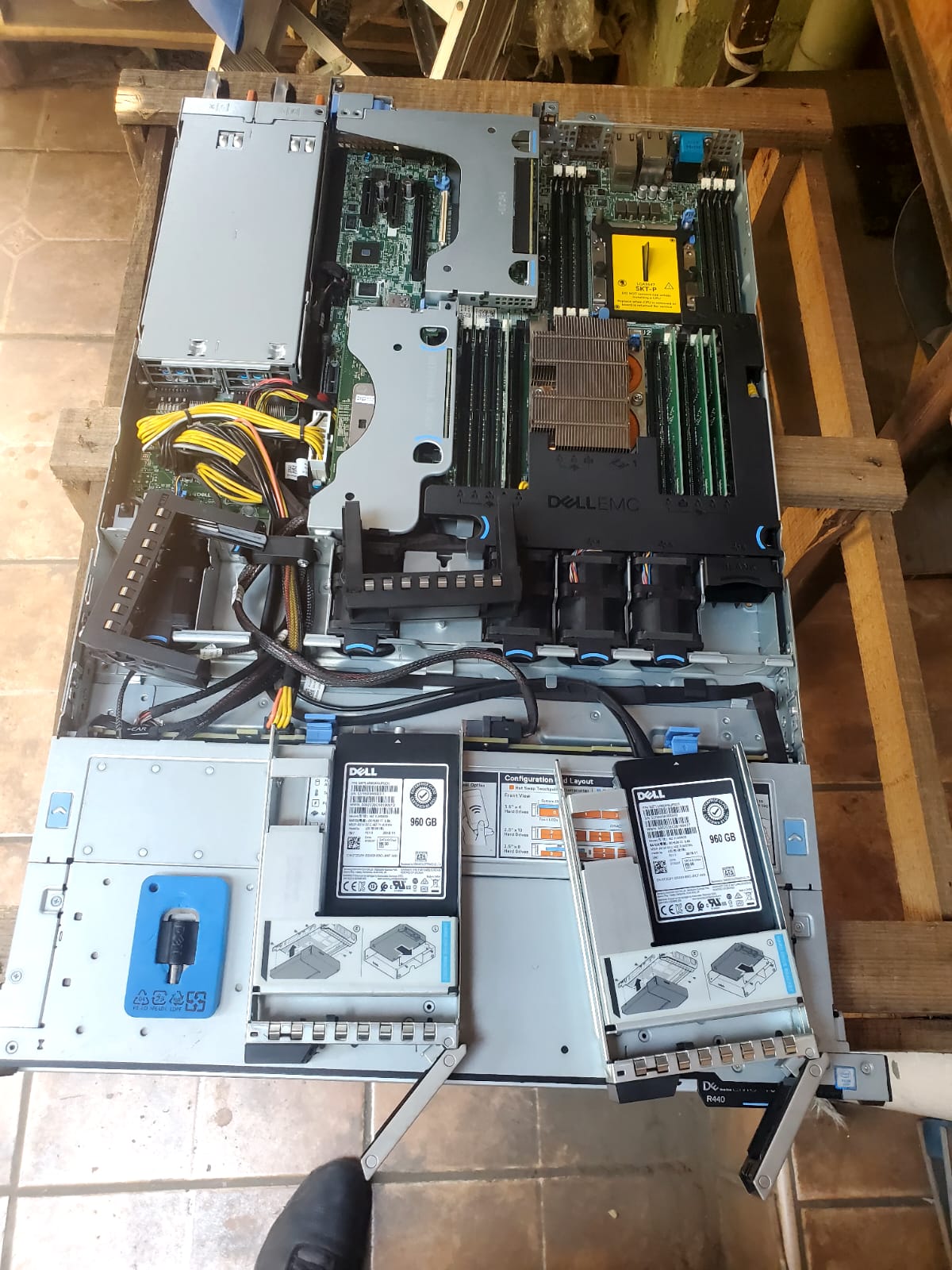 Organización de cables internos